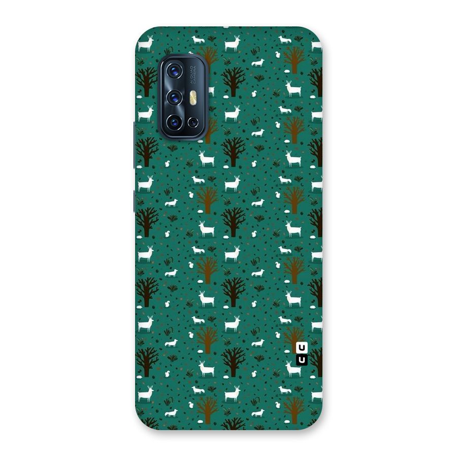 Animal Grass Pattern Back Case for Vivo V17