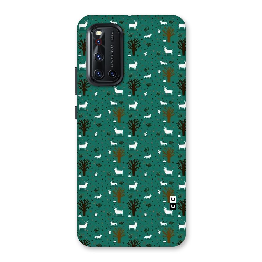 Animal Grass Pattern Back Case for Vivo V19