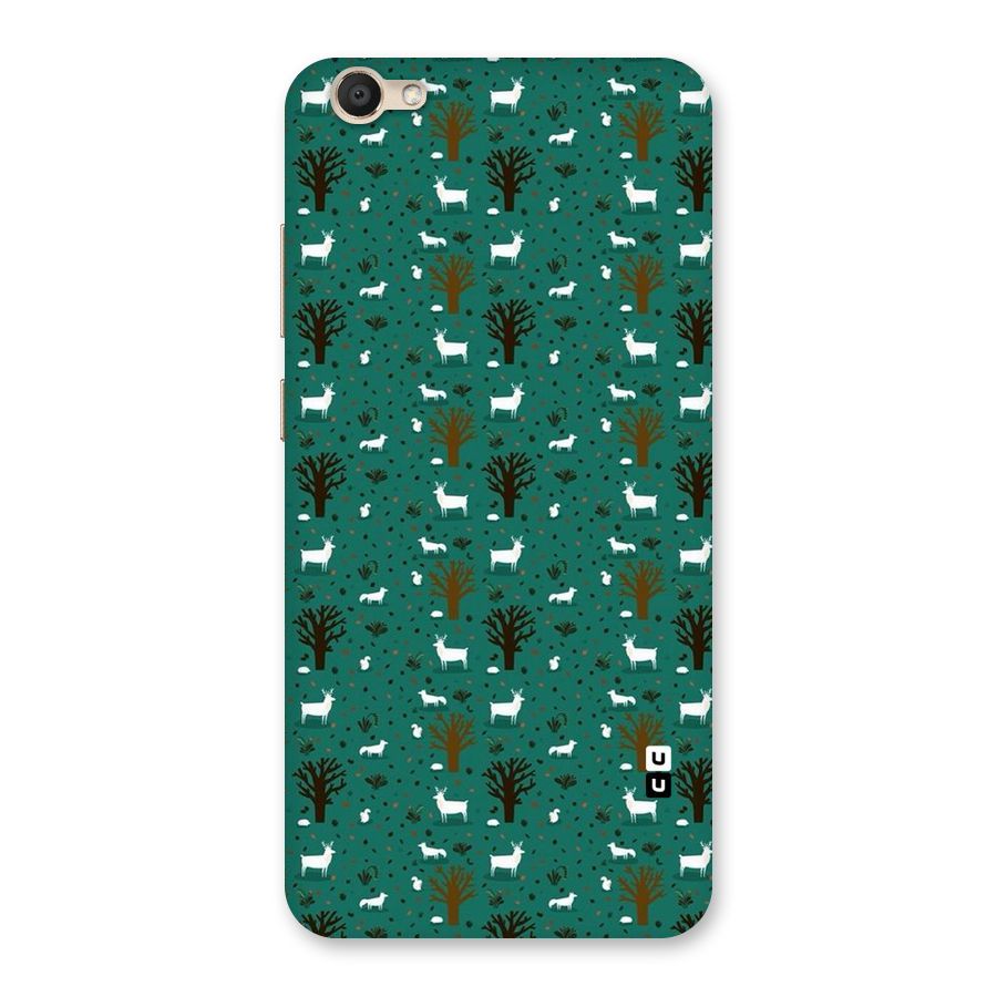 Animal Grass Pattern Back Case for Vivo V5