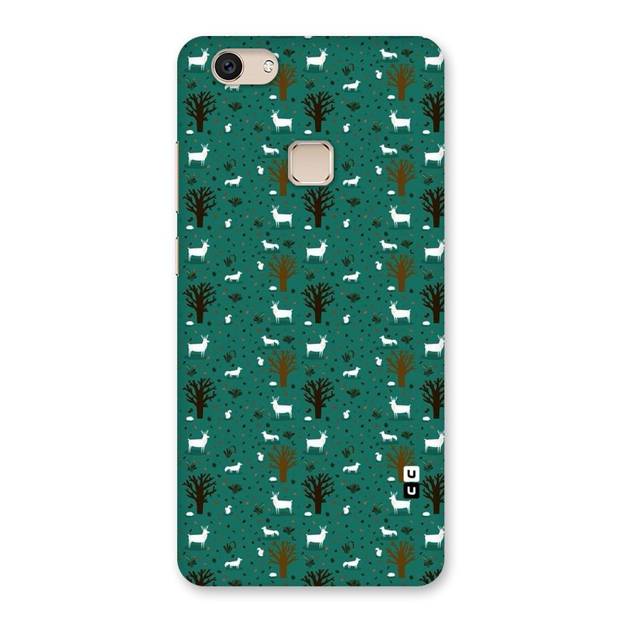 Animal Grass Pattern Back Case for Vivo V7