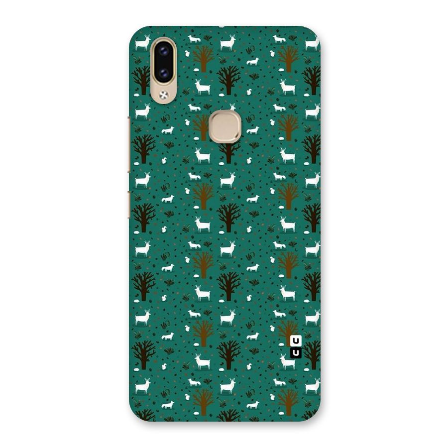Animal Grass Pattern Back Case for Vivo V9 Youth