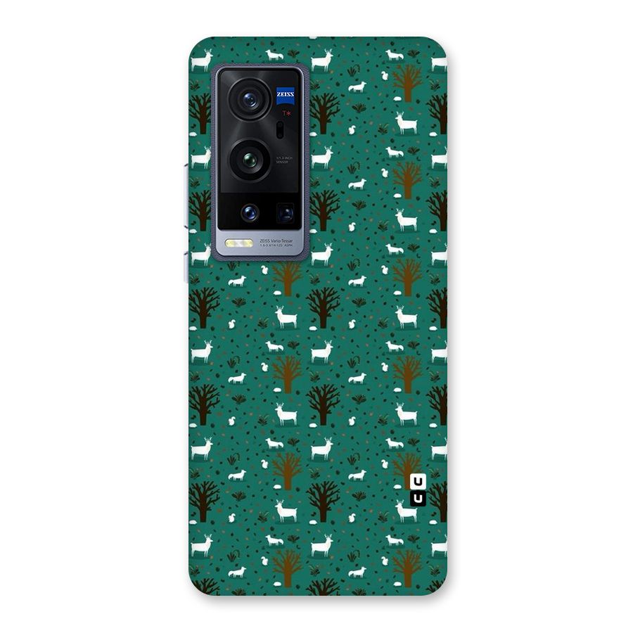 Animal Grass Pattern Back Case for Vivo X60 Pro Plus