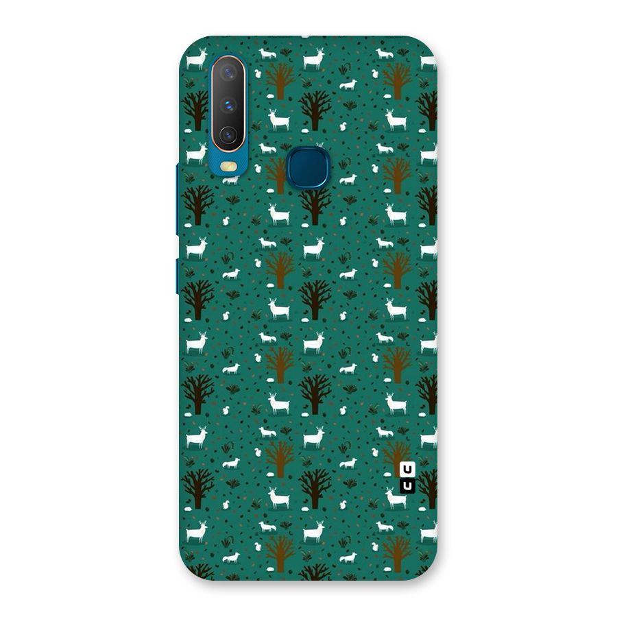 Animal Grass Pattern Back Case for Vivo Y17