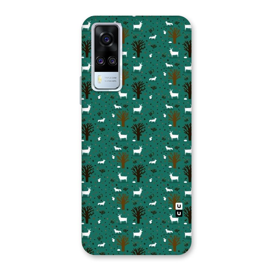 Animal Grass Pattern Back Case for Vivo Y31