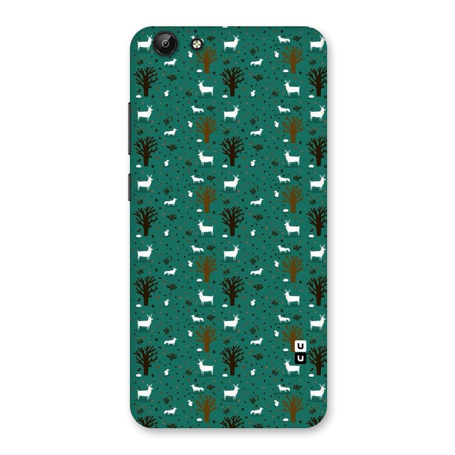 Animal Grass Pattern Back Case for Vivo Y69