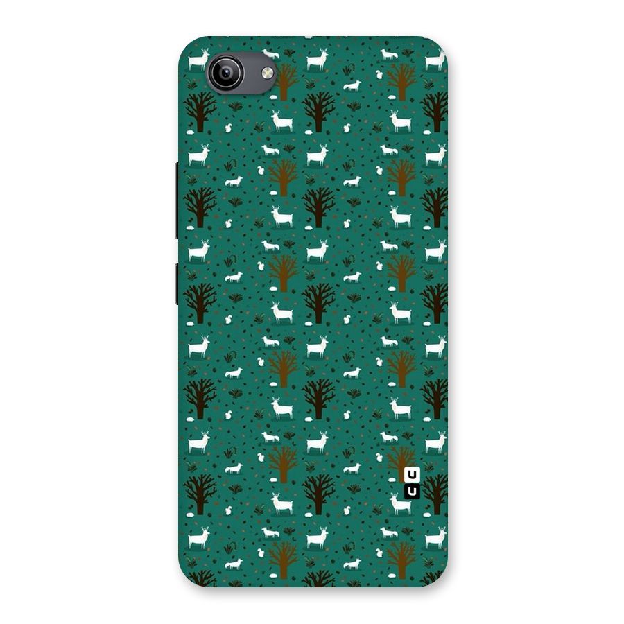 Animal Grass Pattern Back Case for Vivo Y81i