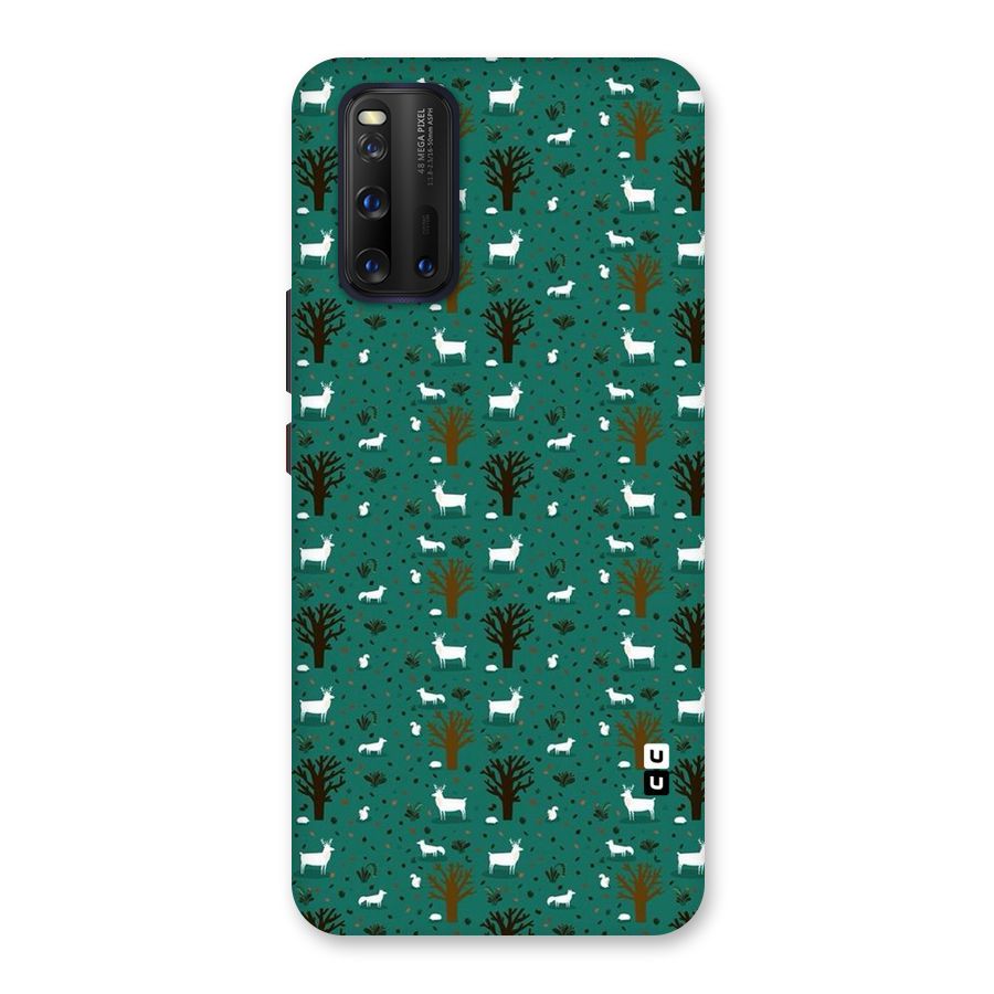 Animal Grass Pattern Back Case for Vivo iQOO 3