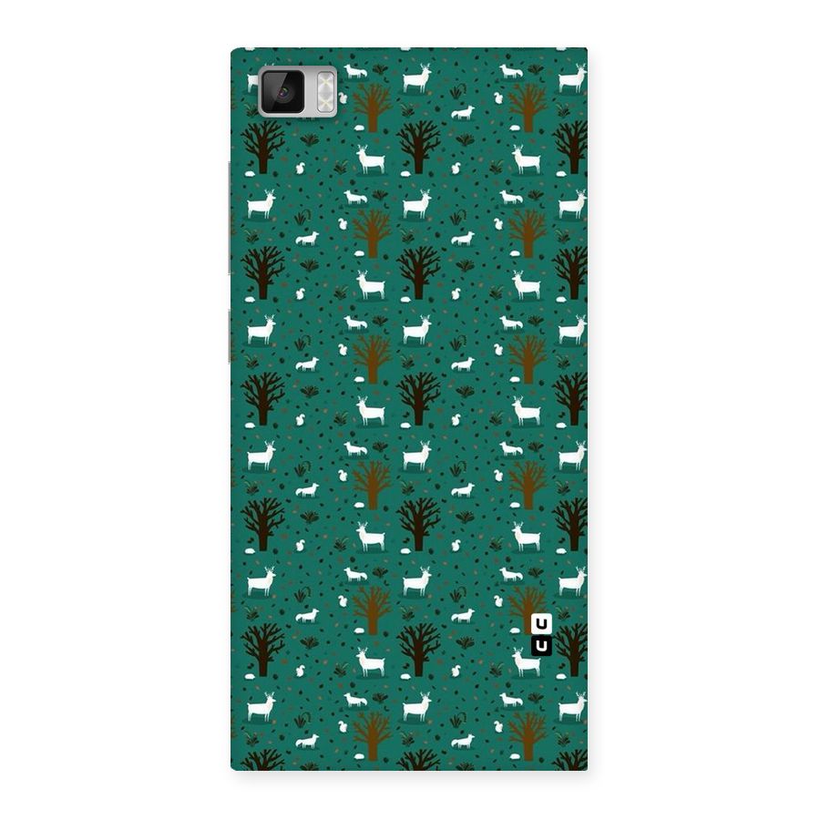 Animal Grass Pattern Back Case for Xiaomi Mi3
