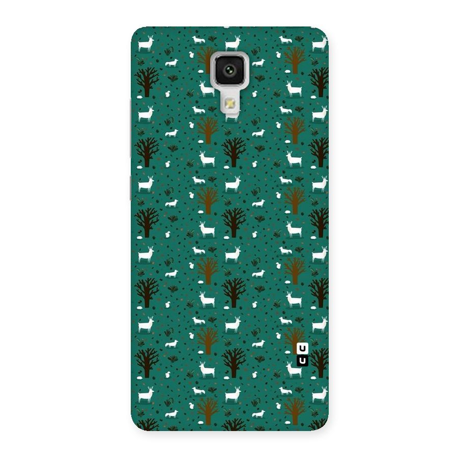 Animal Grass Pattern Back Case for Xiaomi Mi 4