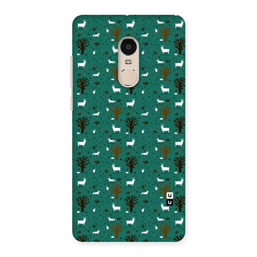 Animal Grass Pattern Back Case for Xiaomi Redmi Note 4