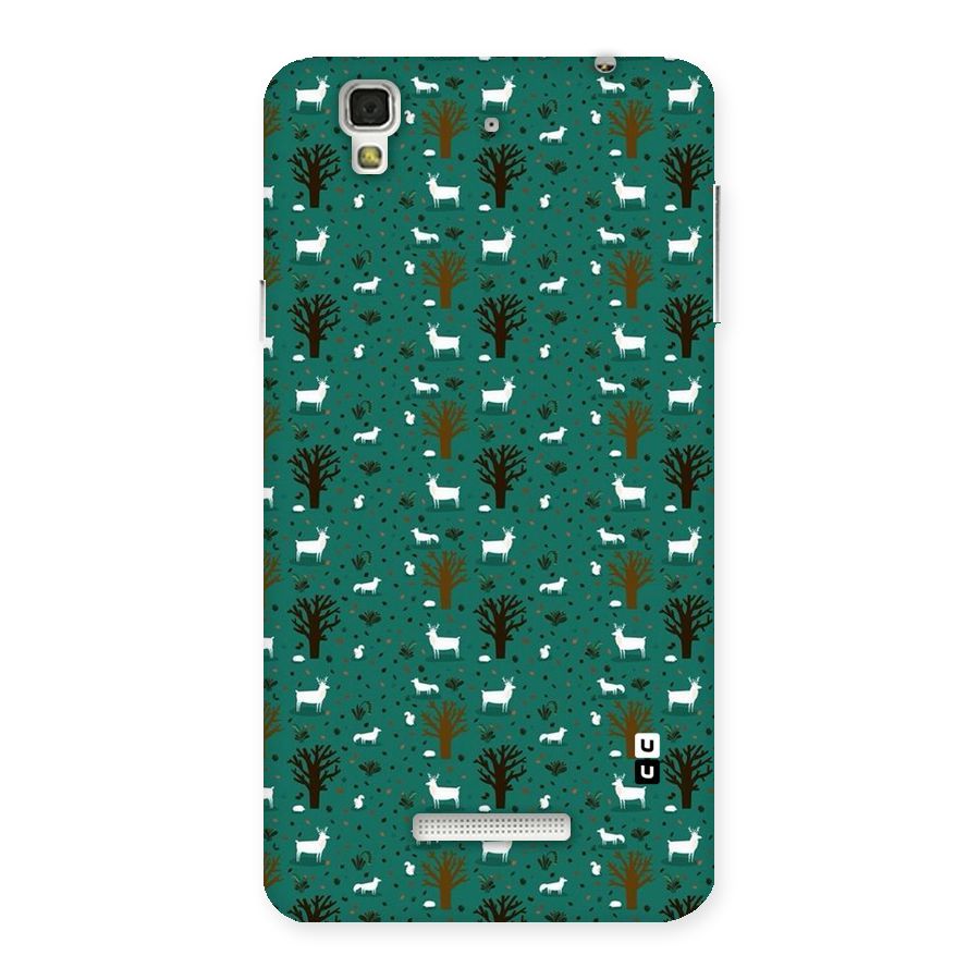 Animal Grass Pattern Back Case for YU Yureka Plus