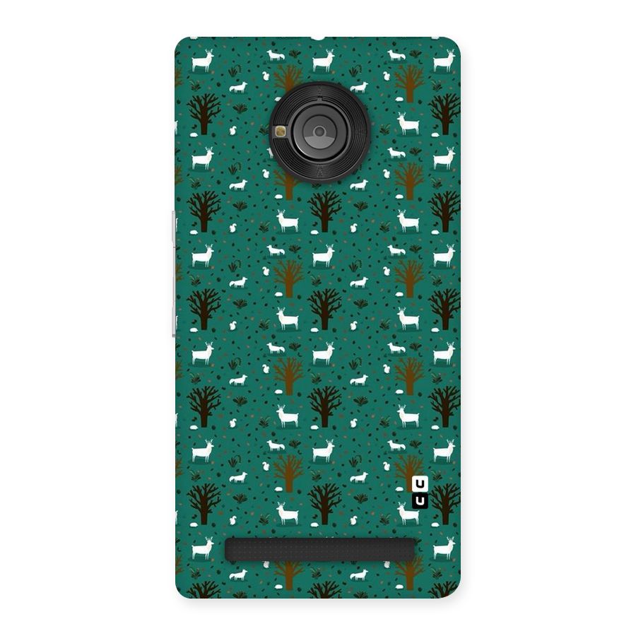 Animal Grass Pattern Back Case for Yu Yuphoria