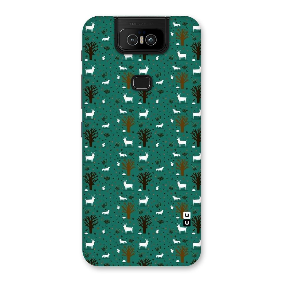 Animal Grass Pattern Back Case for Zenfone 6z