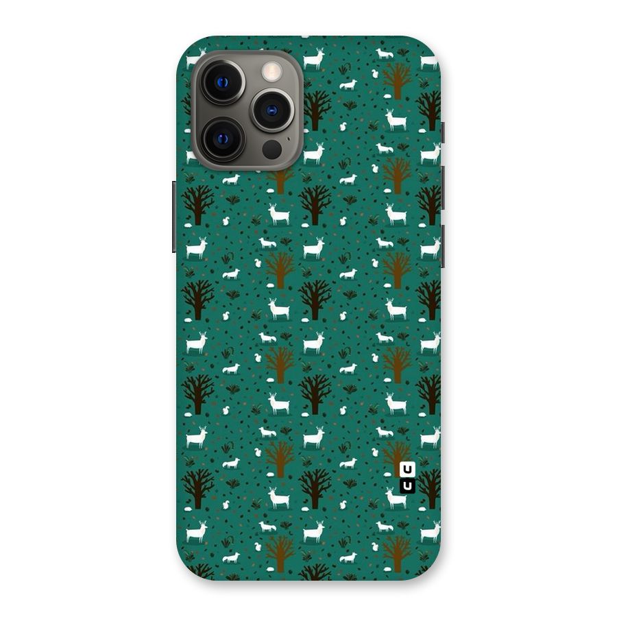 Animal Grass Pattern Back Case for iPhone 12 Pro Max