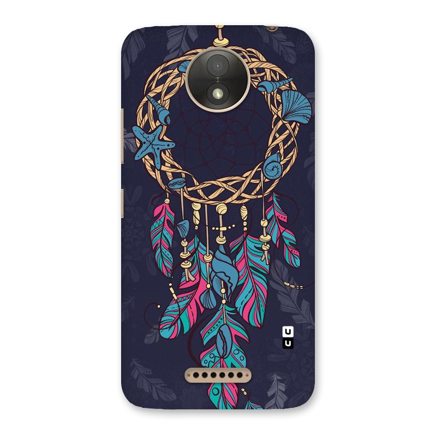 Animated Dream Catcher Back Case for Moto C Plus