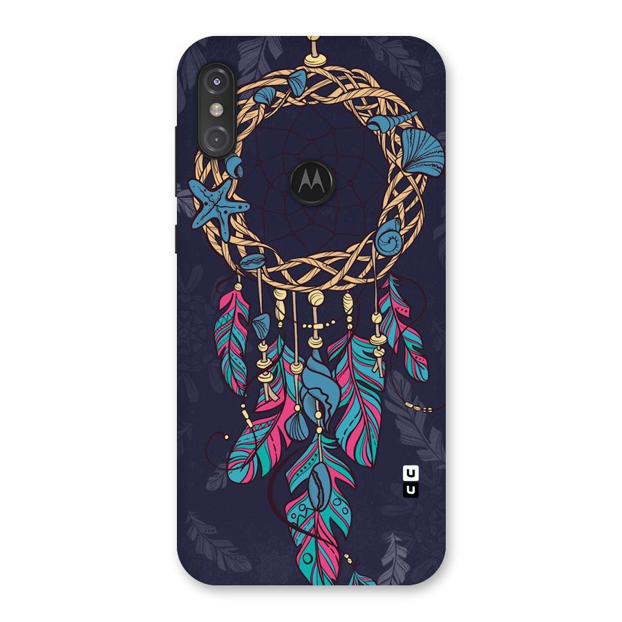 Animated Dream Catcher Back Case for Motorola One Power