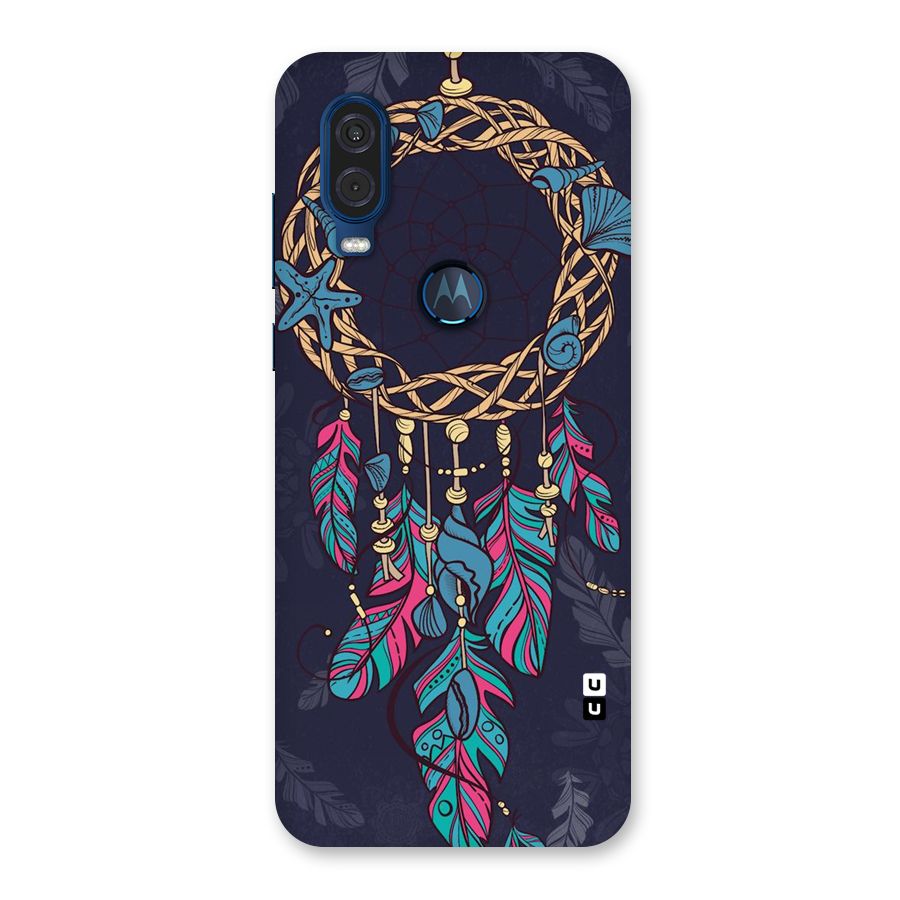 Animated Dream Catcher Back Case for Motorola One Vision