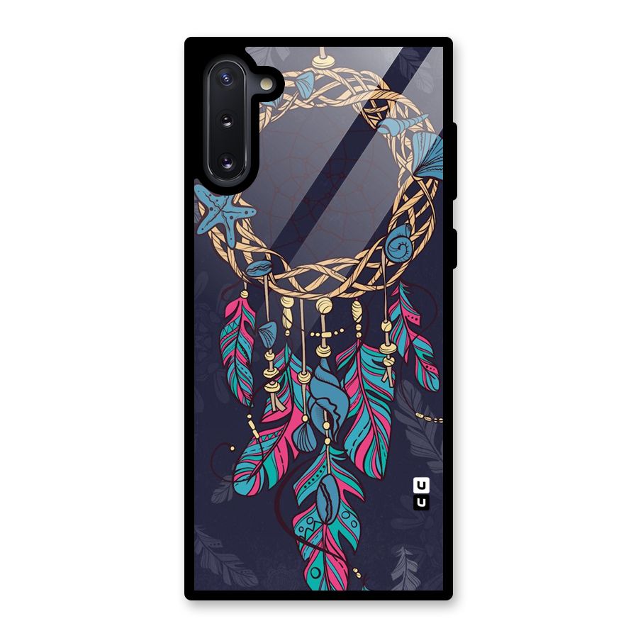 Animated Dream Catcher Glass Back Case for Galaxy Note 10