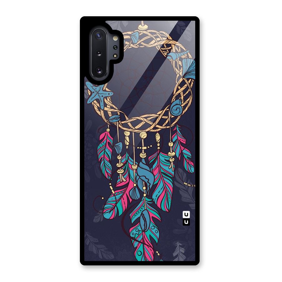 Animated Dream Catcher Glass Back Case for Galaxy Note 10 Plus