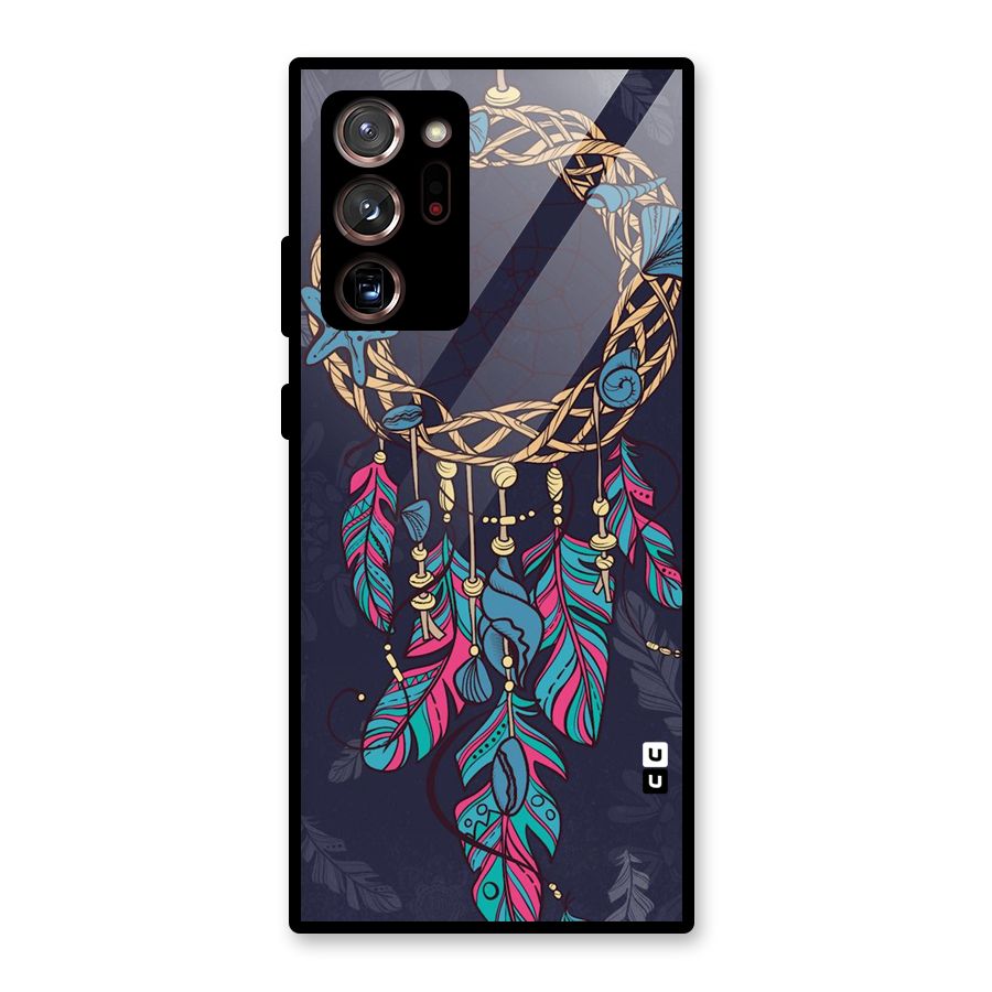 Animated Dream Catcher Glass Back Case for Galaxy Note 20 Ultra