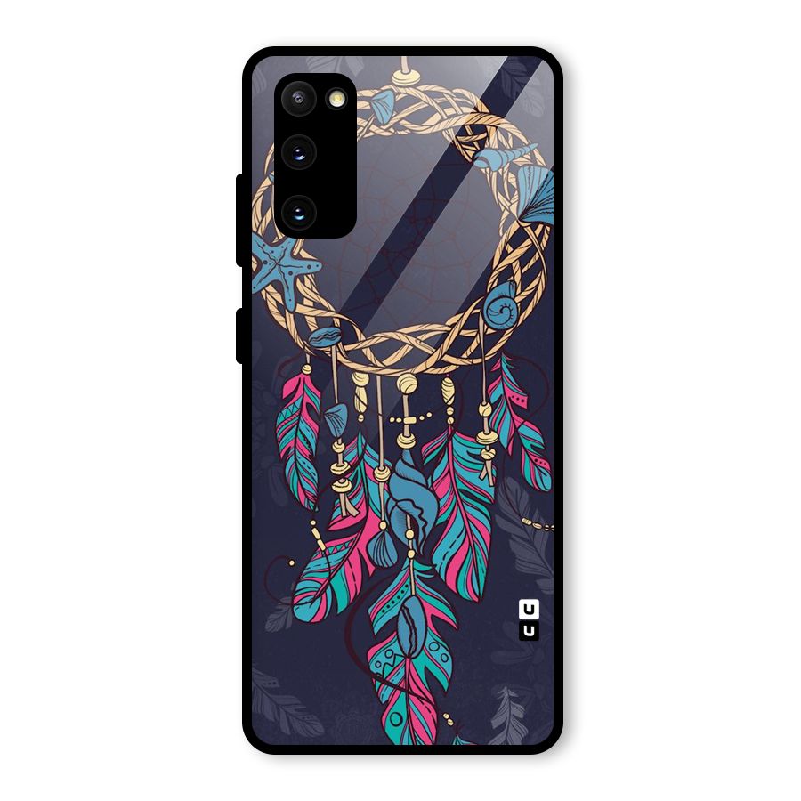 Animated Dream Catcher Glass Back Case for Galaxy S20 FE 5G