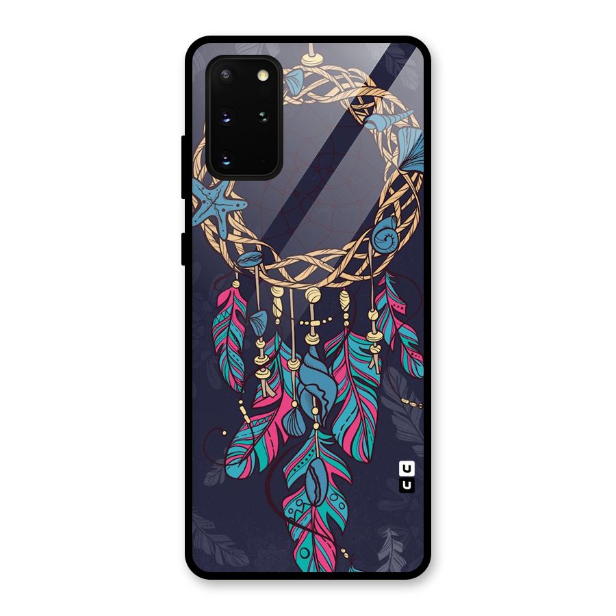 Animated Dream Catcher Glass Back Case for Galaxy S20 Plus