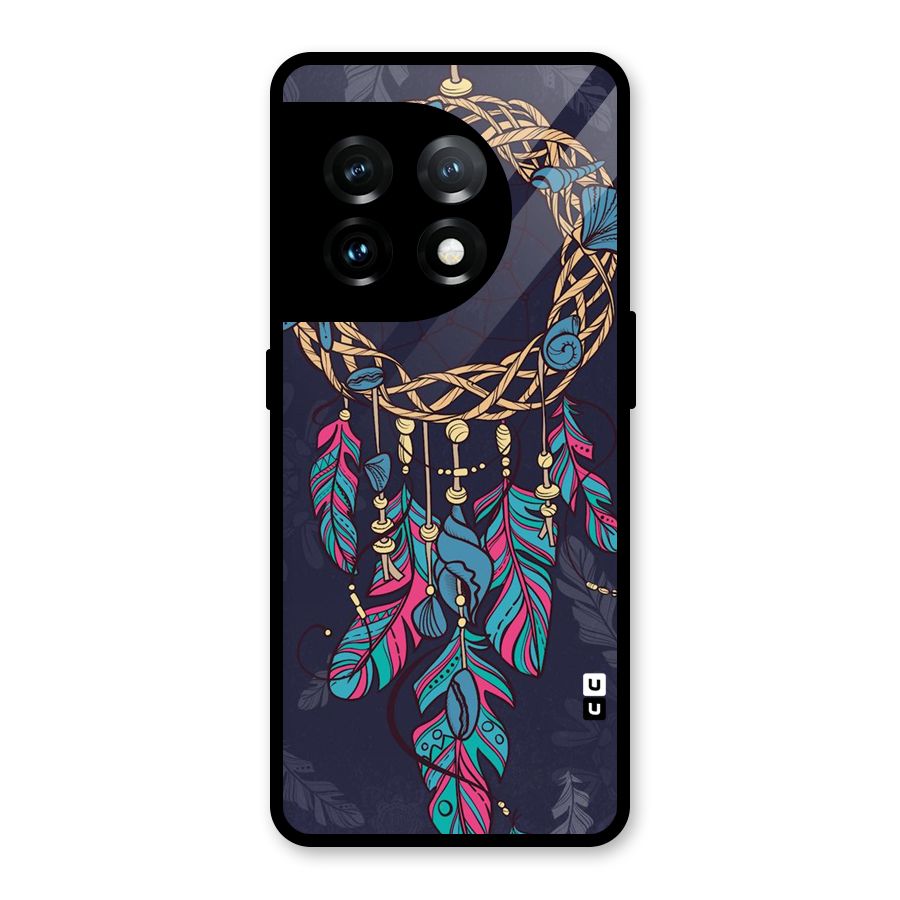 Animated Dream Catcher Glass Back Case for OnePlus 11