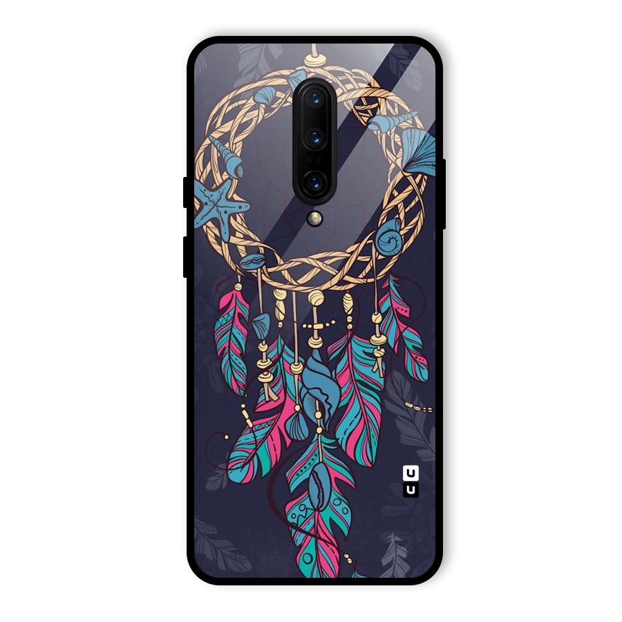 Animated Dream Catcher Glass Back Case for OnePlus 7 Pro