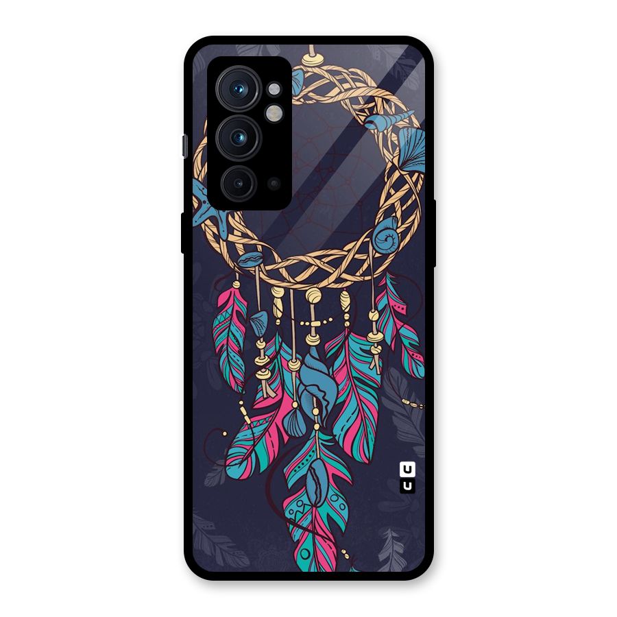 Animated Dream Catcher Glass Back Case for OnePlus 9RT 5G