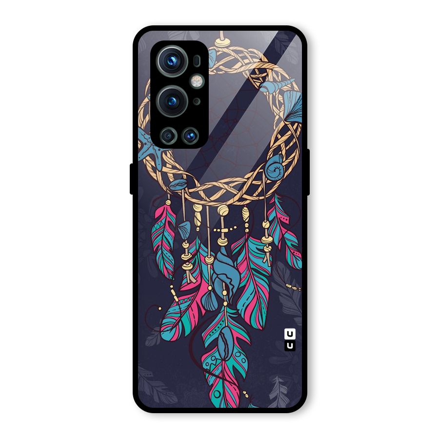 Animated Dream Catcher Glass Back Case for OnePlus 9 Pro