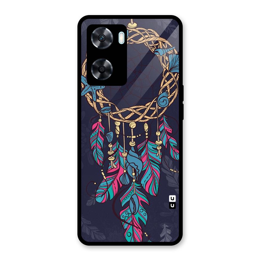 Animated Dream Catcher Glass Back Case for Oppo A77