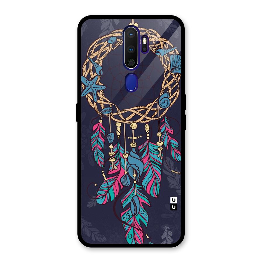 Animated Dream Catcher Glass Back Case for Oppo A9 (2020)