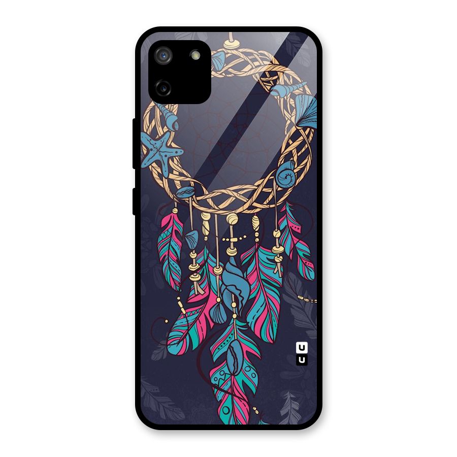 Animated Dream Catcher Glass Back Case for Realme C11