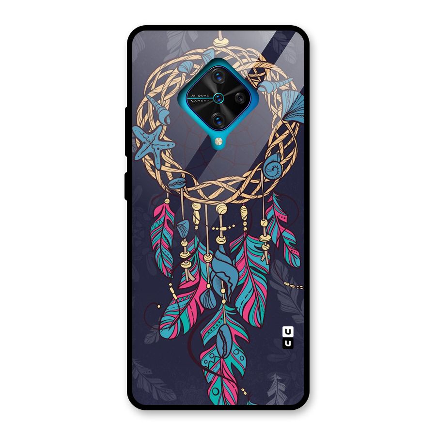 Animated Dream Catcher Glass Back Case for Vivo S1 Pro