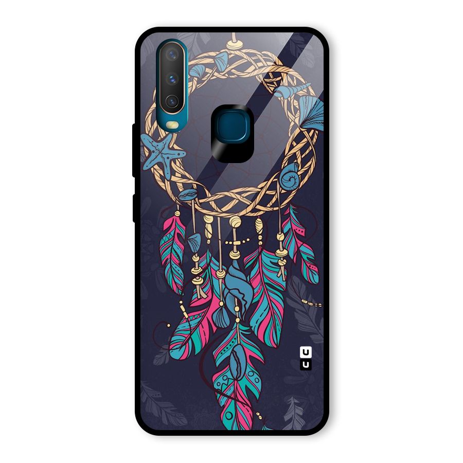 Animated Dream Catcher Glass Back Case for Vivo U10