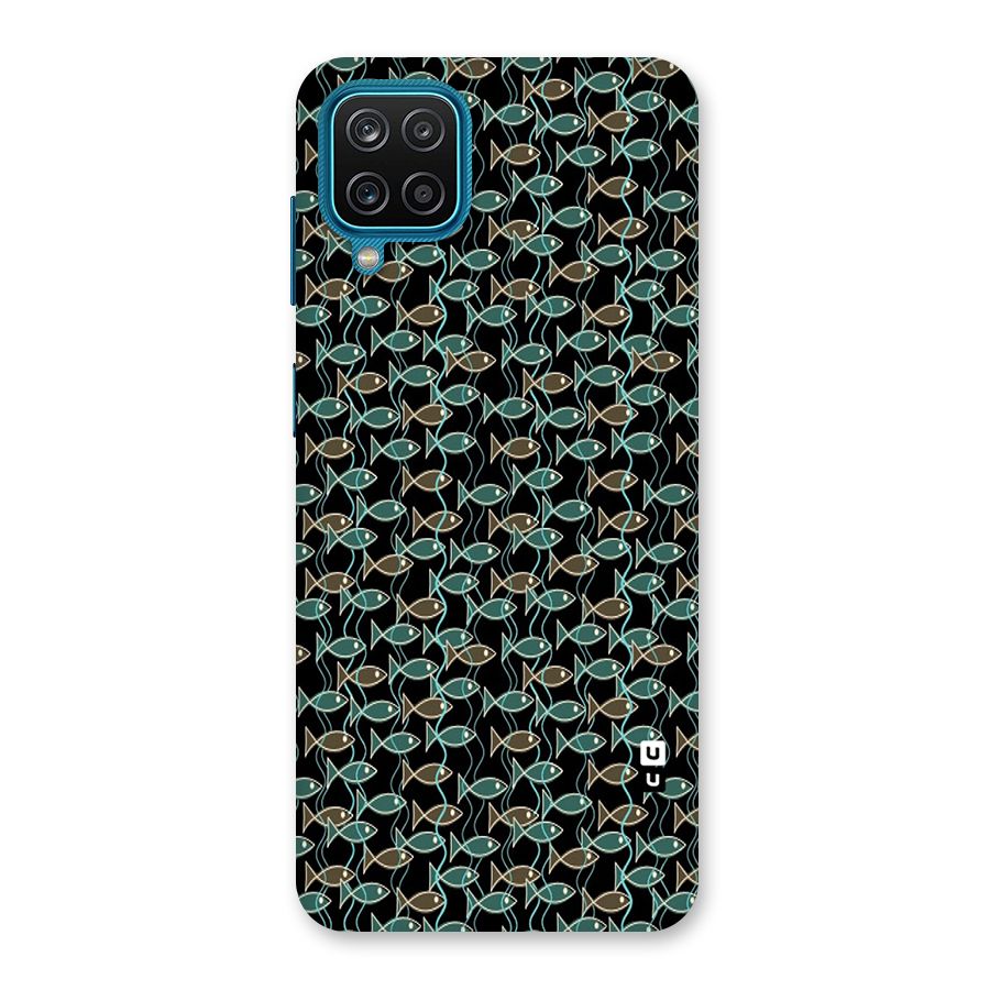 Animated Fishes Art Pattern Back Case for Galaxy F12