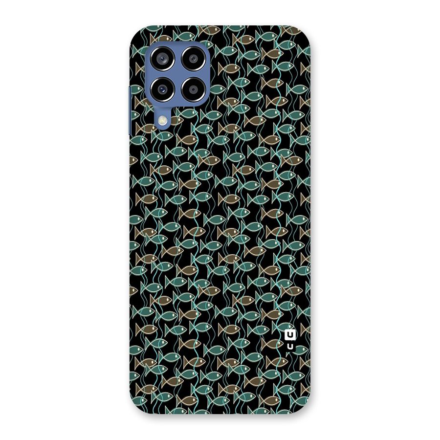 Animated Fishes Art Pattern Back Case for Galaxy M53 5G