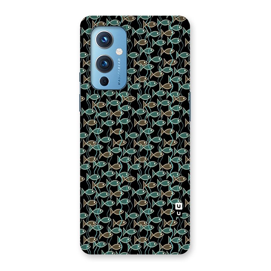 Animated Fishes Art Pattern Back Case for OnePlus 9