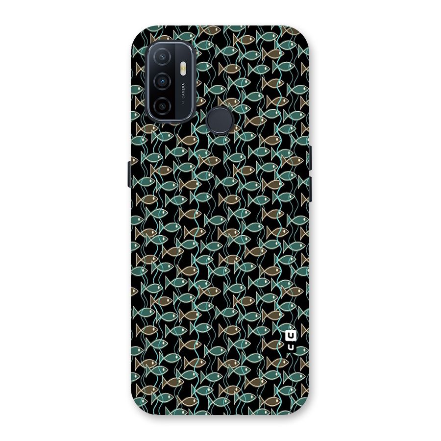 Animated Fishes Art Pattern Back Case for Oppo A32