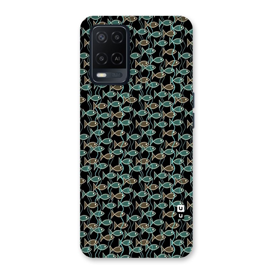 Animated Fishes Art Pattern Back Case for Oppo A54