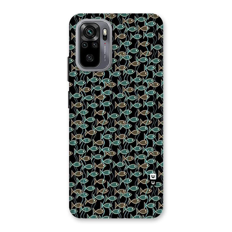 Animated Fishes Art Pattern Back Case for Redmi Note 10