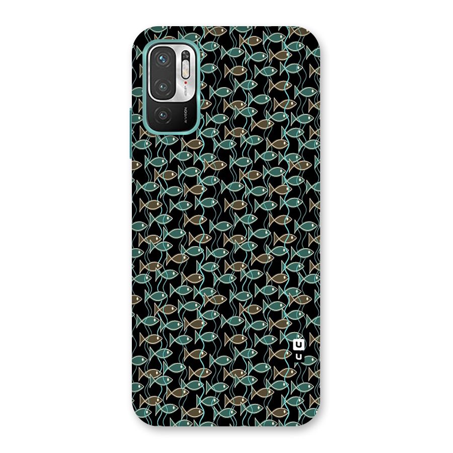 Animated Fishes Art Pattern Back Case for Redmi Note 10T 5G