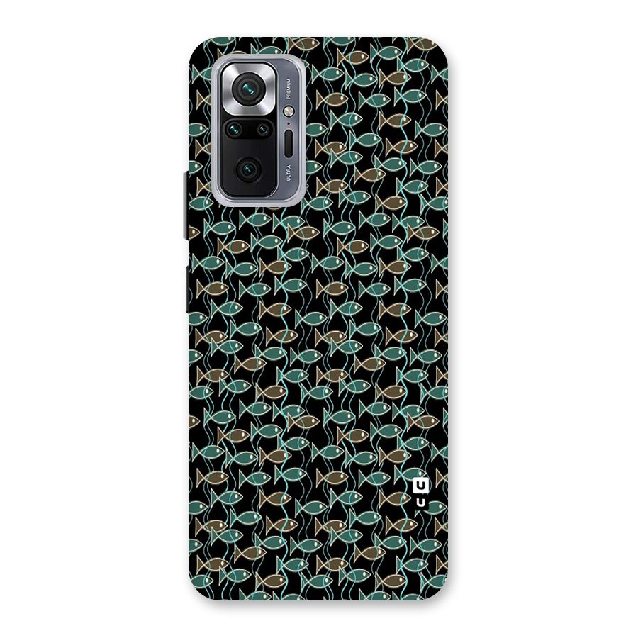 Animated Fishes Art Pattern Back Case for Redmi Note 10 Pro