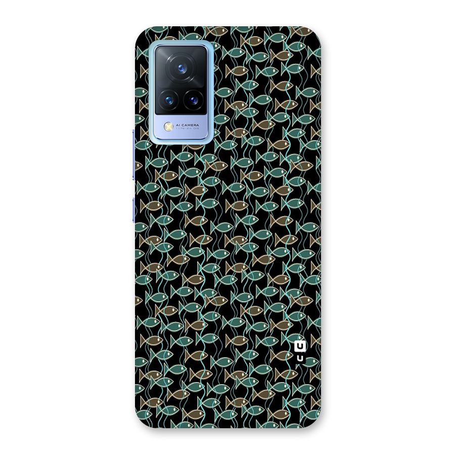 Animated Fishes Art Pattern Back Case for Vivo V21 5G