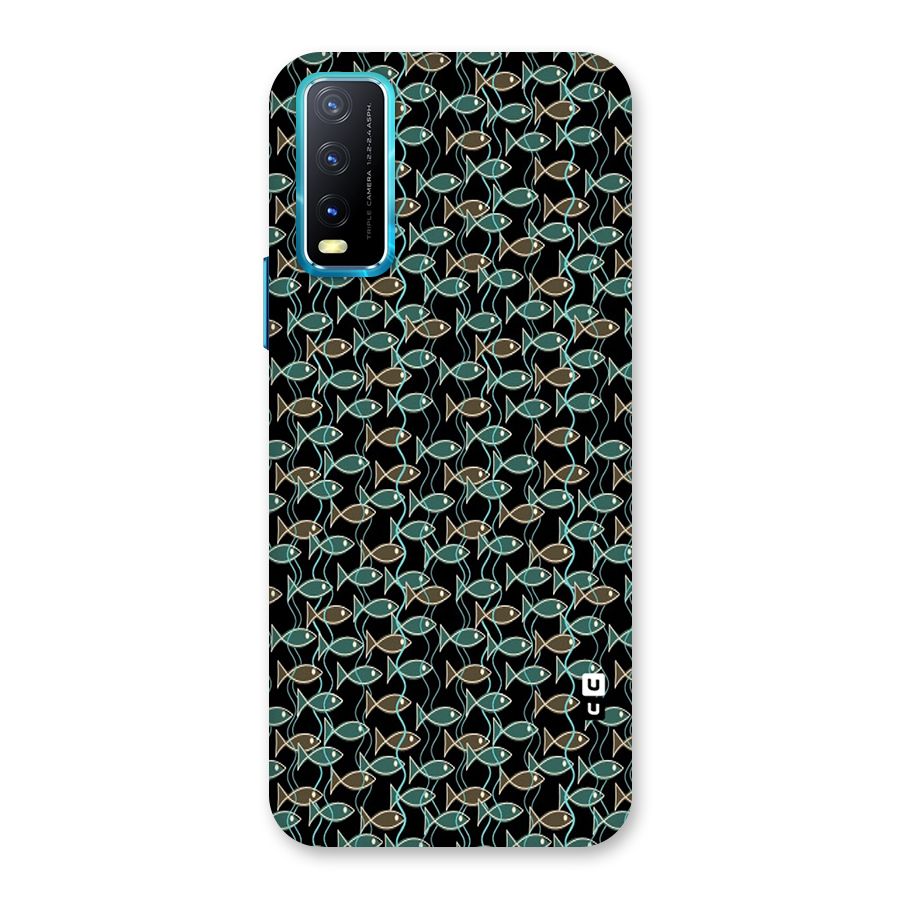 Animated Fishes Art Pattern Back Case for Vivo Y20A