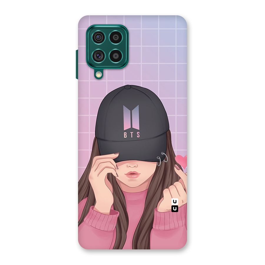 Anime Beautiful BTS Girl Back Case for Galaxy F62