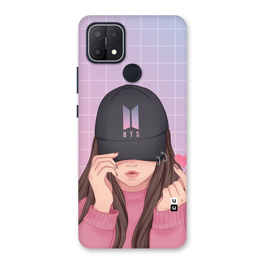 Anime Beautiful BTS Girl Back Case for Oppo A15s