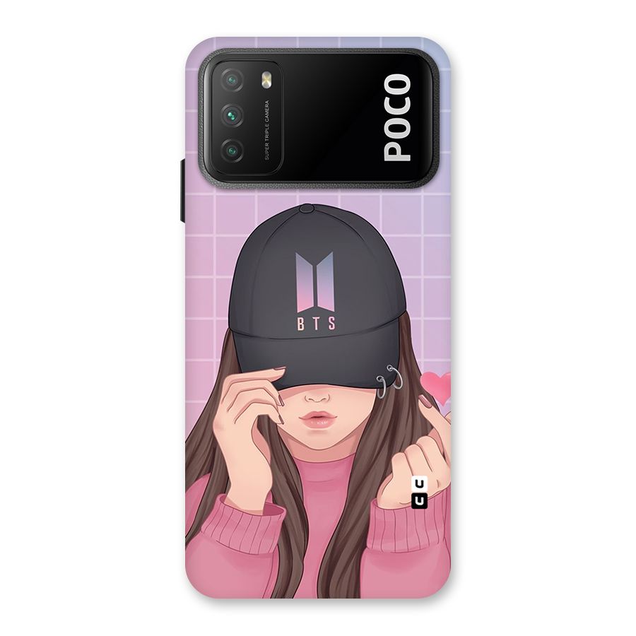 Anime Beautiful BTS Girl Back Case for Poco M3
