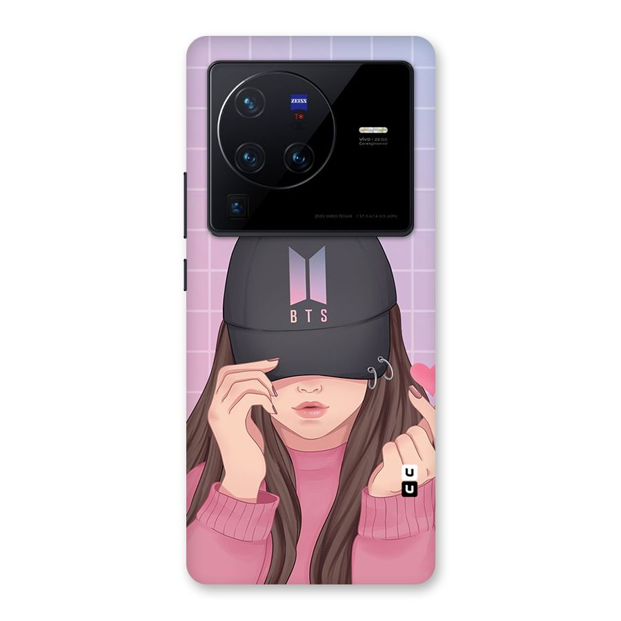 Anime Beautiful BTS Girl Back Case for Vivo X80 Pro