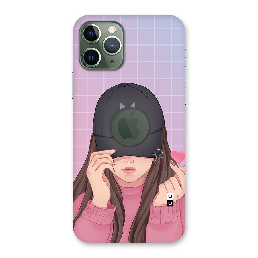 Anime Beautiful BTS Girl Back Case for iPhone 11 Pro Logo  Cut